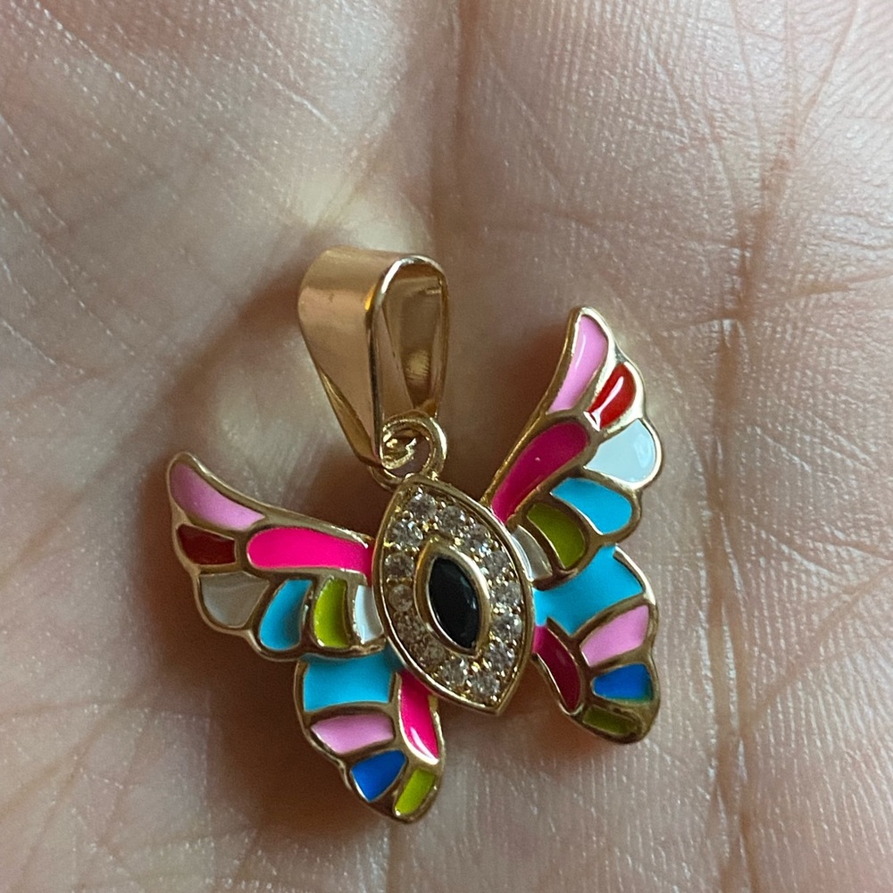 18k gold filled pendant